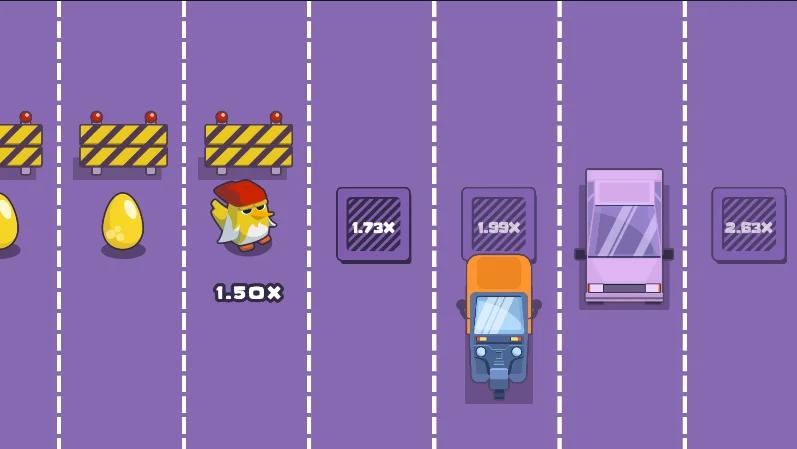 Spiel Chicken Cross